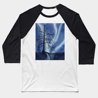 Aurora Borealis Baseball T-Shirt